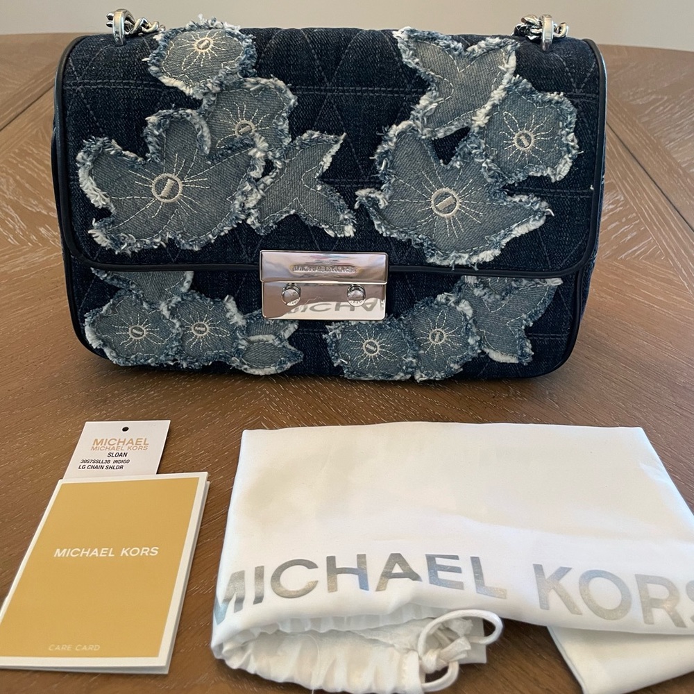 Michael Kors Sloan Denim Shoulder bag